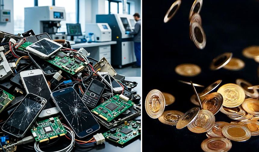 Çöpe de atmayın, evde de tutmayın! 1 tondan 300 gram altın çıkıyor