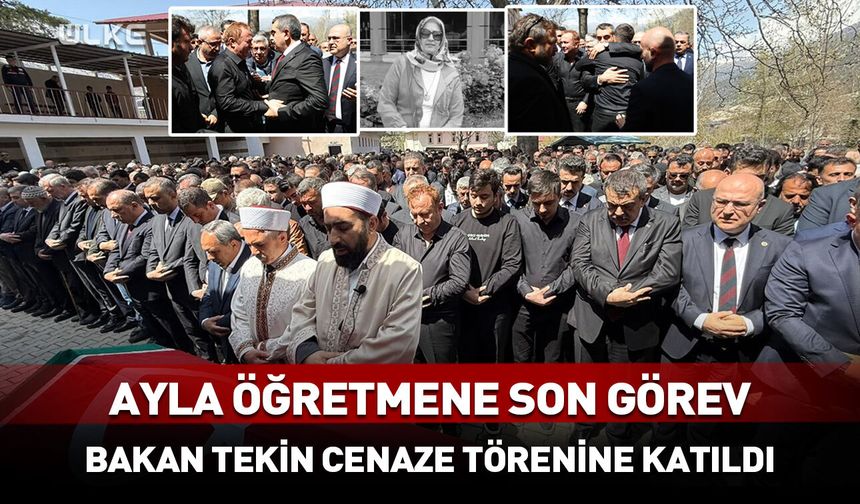 Öğretmen Ayla Kara son yolculuğuna uğurlandı