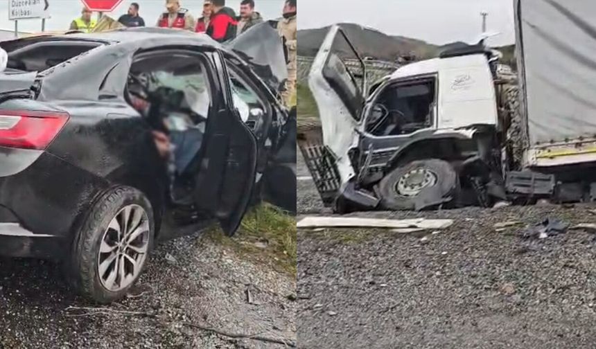 Bitlis'te katliam gibi kaza: 2 ölü 1 yaralı