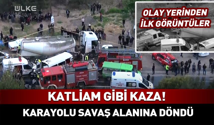 Antalya-Isparta karayolunda katliam gibi kaza! (Burdur)