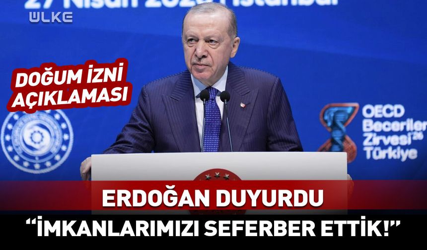 Cumhurbaşkanı Erdoğan: İmkanlarımızı seferber ettik!