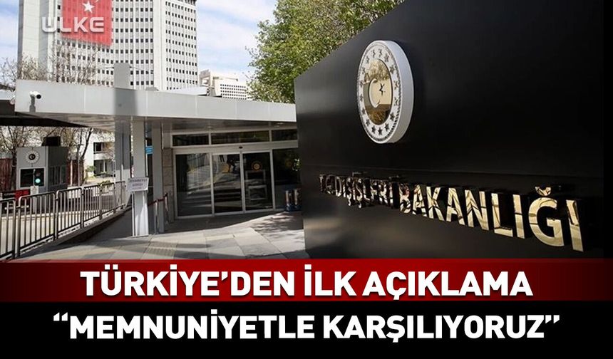 ABD-İran ateşkes anlaşması sonrası Türkiye’den ilk açıklama geldi!