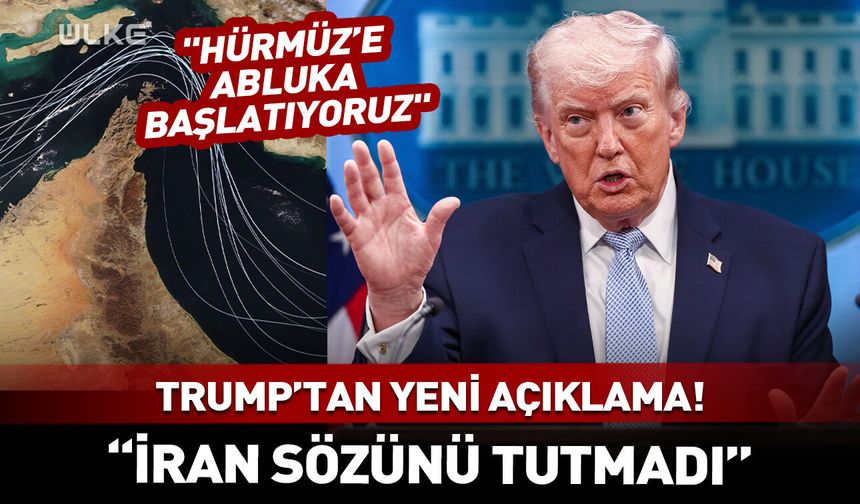 Trump’tan yeni açıklama! "İran sözünü tutmadı"