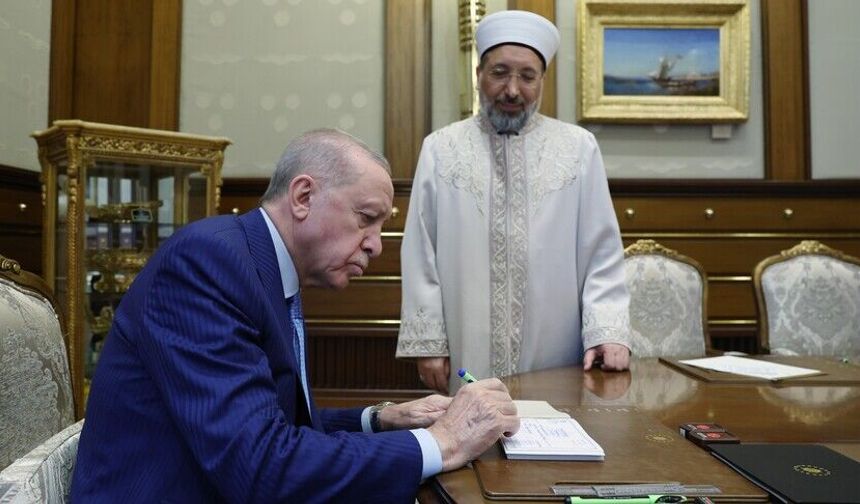 Erdoğan'dan TDV'ye kurban bağışı