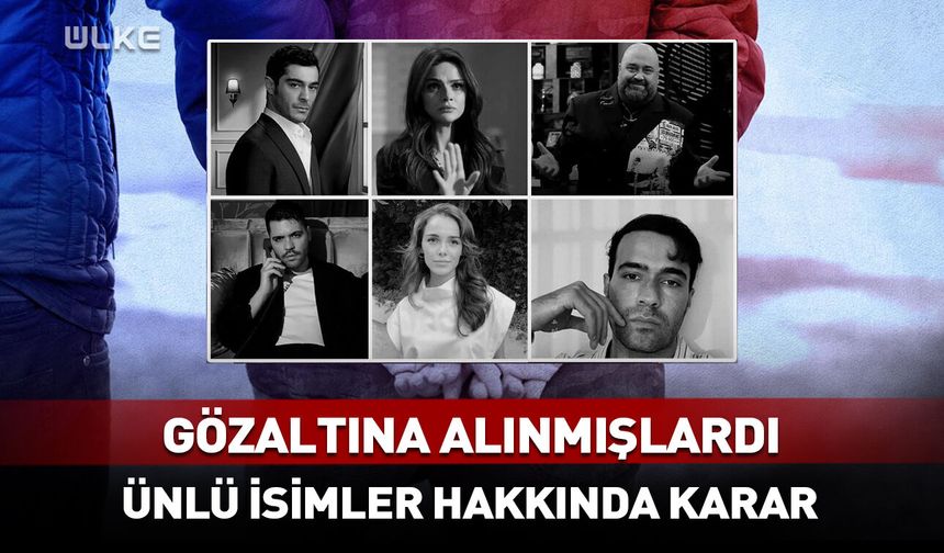 Gözaltına alınmışlardı! Emir Can İğrek, Burak Deniz dahil 5 şüpheli hakkında karar