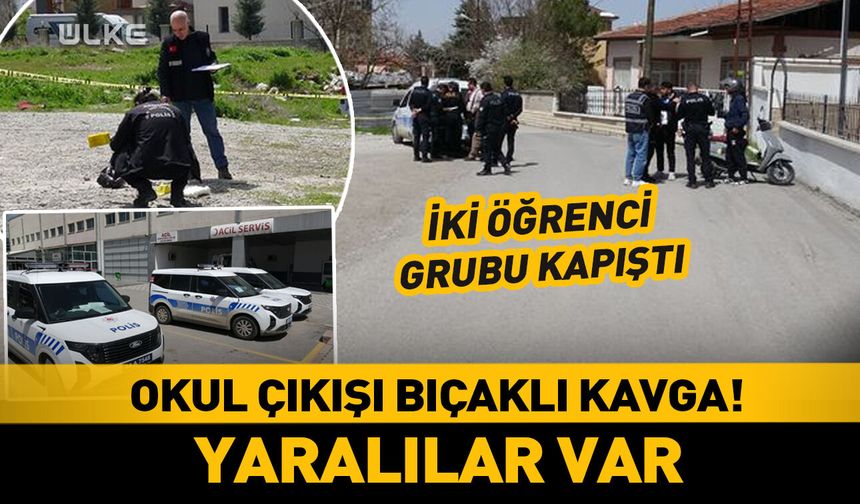 Malatya'da öğrenciler arasında kavga! Yaralılar var