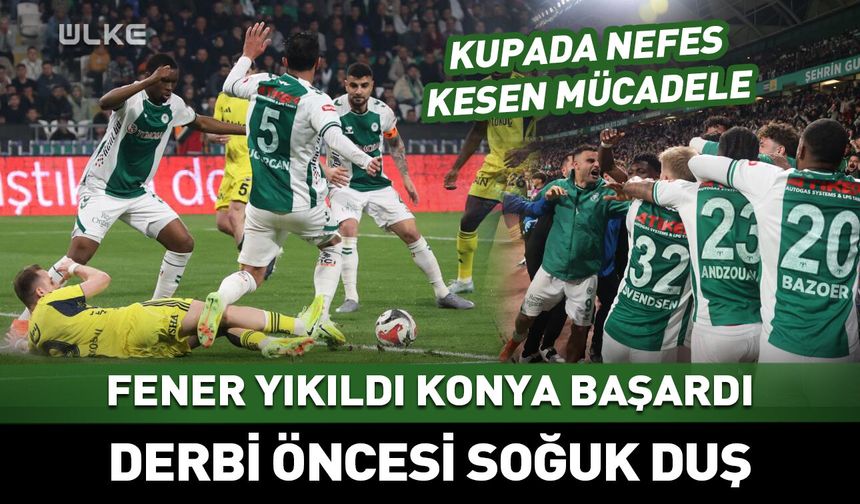 Konyaspor 1-0 Fenerbahçe maç sonucu ÖZET (Ziraat Türkiye Kupası)