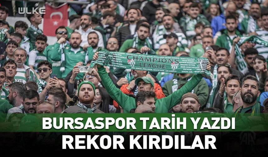 Bursaspor Trendyol 1. Lig'e yükseldi! Gol olup yağdılar