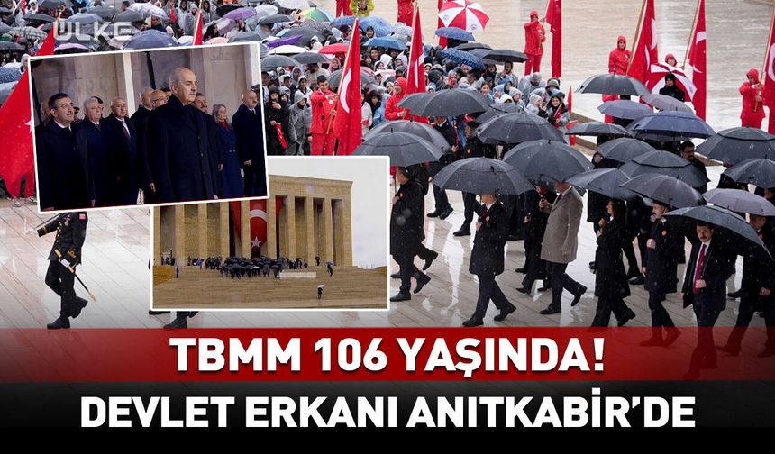 Türkiye 23 Nisanı kutluyor! Devlet erkanı Anıtkabir'de