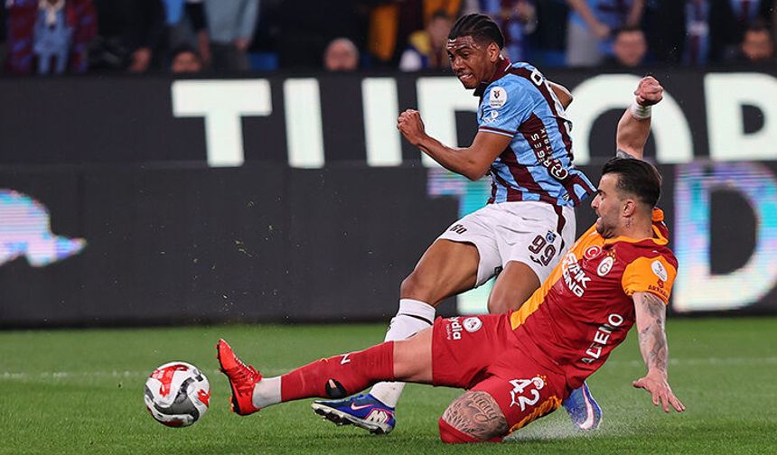 Trabzonspor Galatasaray maçındaki bu sezon bir ilki başardı