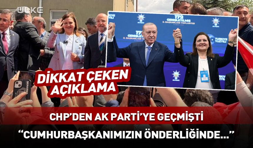 AK Parti'ye katılan Köksal'dan yeni açıklama! "Cumhurbaşkanımızın önderliğinde..."