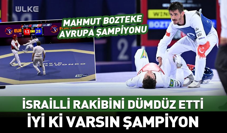 İsrailli rakibini dümdüz etti! İyi ki varsın şampiyon🫶🏻