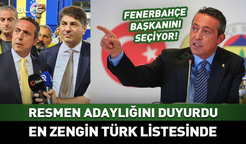 Resmen duyurdu! İşte Fenerbahçe'nin ilk başkan adayı
