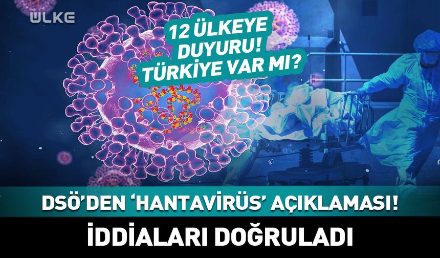 DSÖ’den 'hantavirüs' açıklaması! 12 ülkeye kritik bilgilendirme! Türkiye var mı?