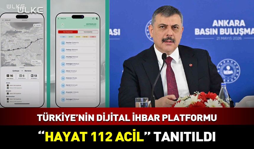 Türkiye’nin dijital ihbar platformu: "Hayat 112 Acil"