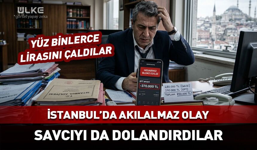 İstanbul'da akılalmaz olay! Savcıyı da dolandırdılar
