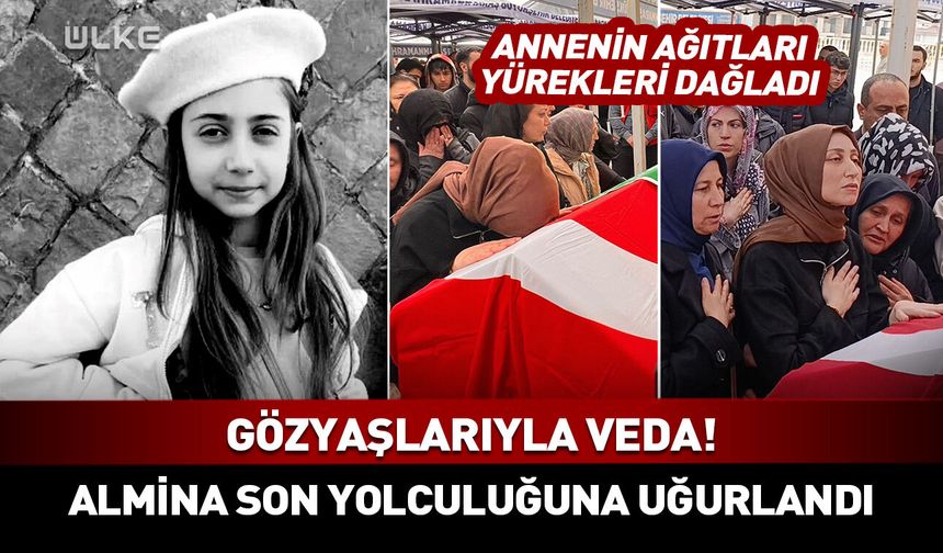Almina Ağaoğlu'na gözyaşlarıyla veda! Acılı annenin sözleri yürek dağladı