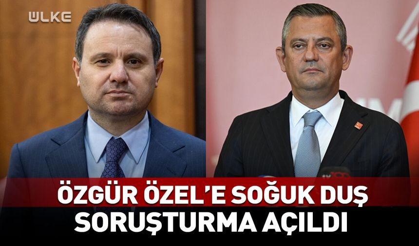 Özgür Özel'e soğuk duş! Soruşturma açıldı
