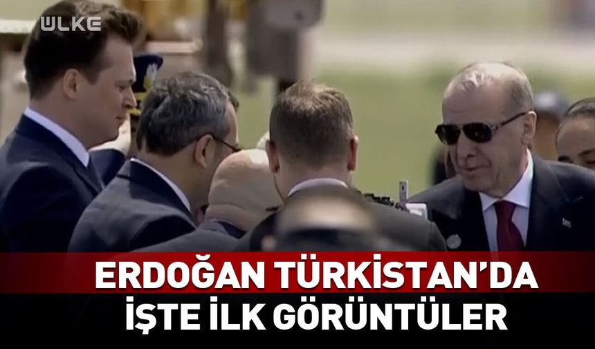 Cumhurbaşkanı Erdoğan Türkistan'da