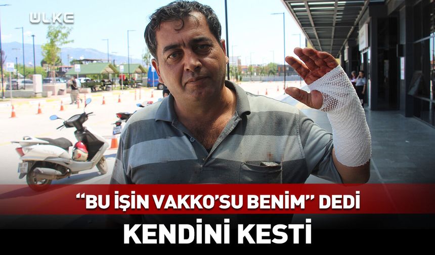 "Bu işin Vakko’su benim" dedi, kendini kesti
