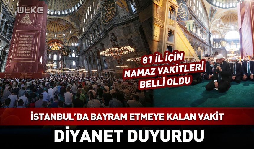 İstanbul'da Kurban Bayram namazı saat kaçta? Nasıl kılınır?