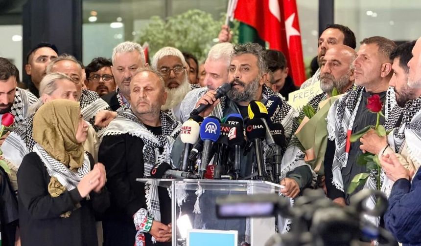 Küresel Sumud Filosu aktivistleri İstanbul'da!