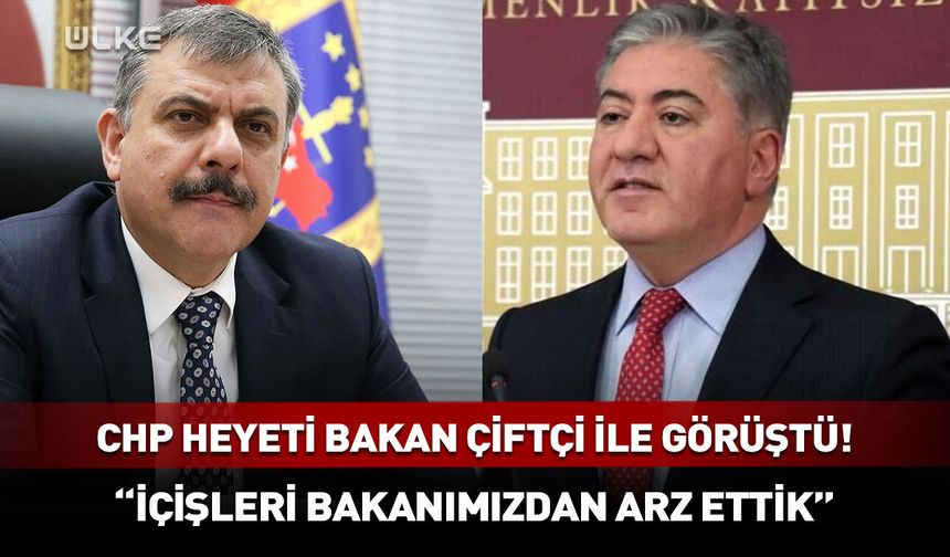 CHP heyeti Bakan Çiftçi ile görüştü! Murat Emir'den açıklama