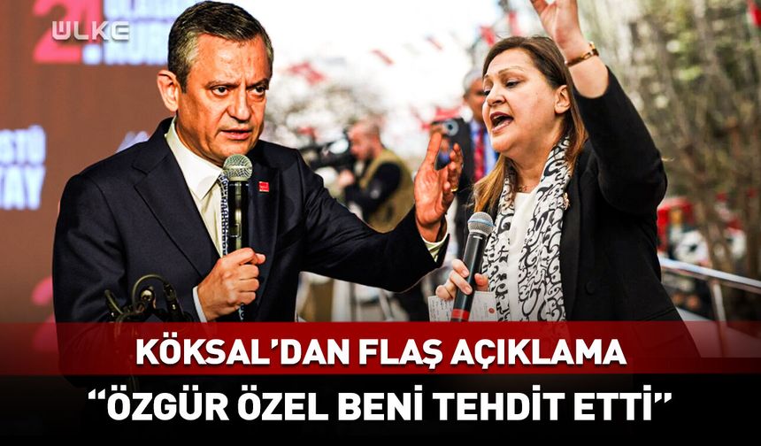 Burcu Köksal AK Parti'ye geçeceğini açıkladı! "Özgür Özel beni tehdit etti"