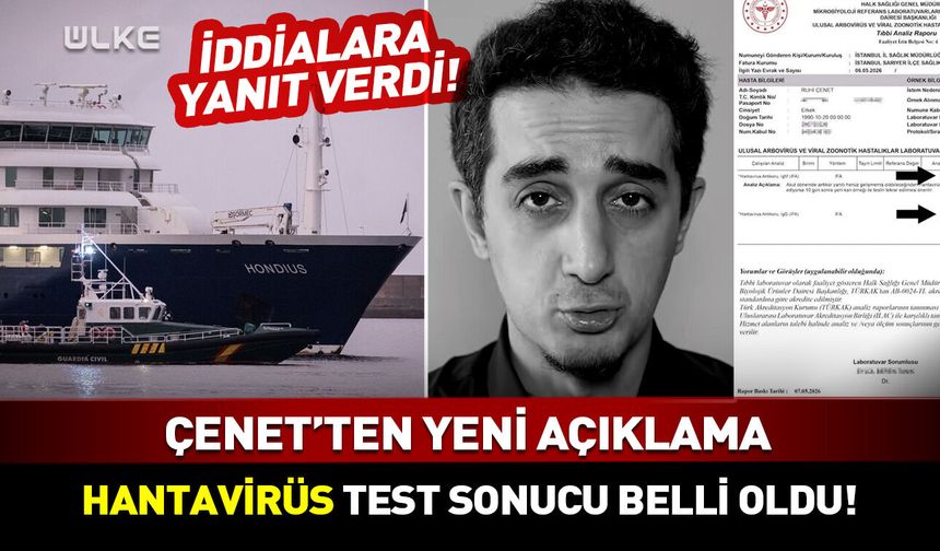 Ruhi Çenet'in hantavirüs test sonucu belli oldu!