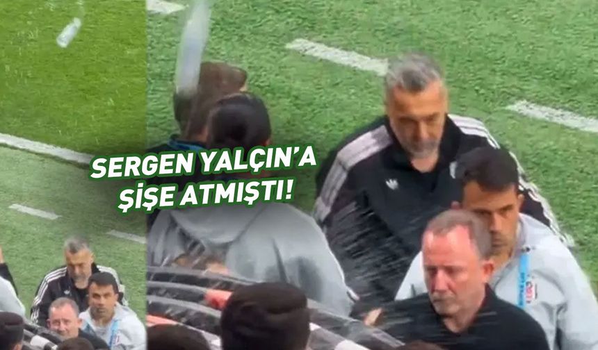 Sergen Yalçın'a şişe atmıştı! Cezası belli oldu