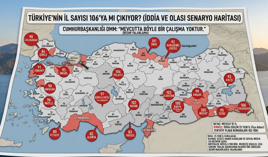 "25 yeni il kuruluyor" iddialarına resmi yanıt geldi