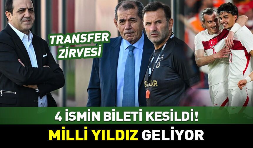 Galatasaray'da 4 ismin bileti kesildi! Can Uzun geliyor...