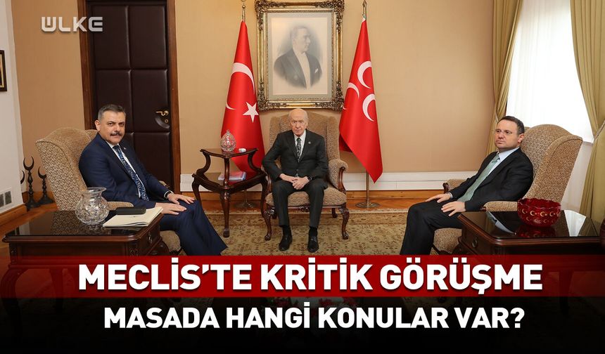 Akın Gürlek ve Mustafa Çiftçi'den Bahçeli'ye sürpriz ziyaret