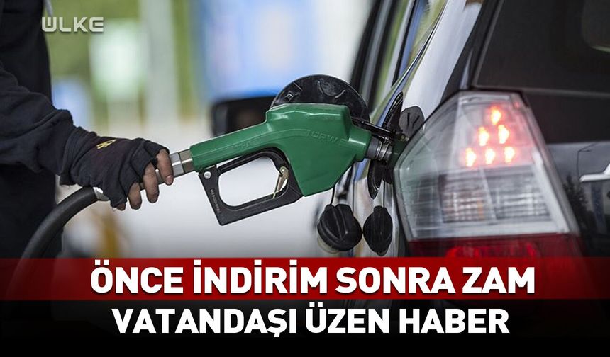 Önce indirim sonra zam! Vatandaşı üzen haber