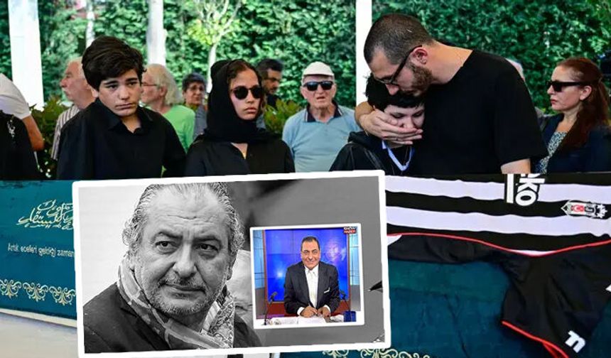 Evlatları tabutun başında ayrılmadı! Reha Muhtar son yolculuğuna uğurlandı