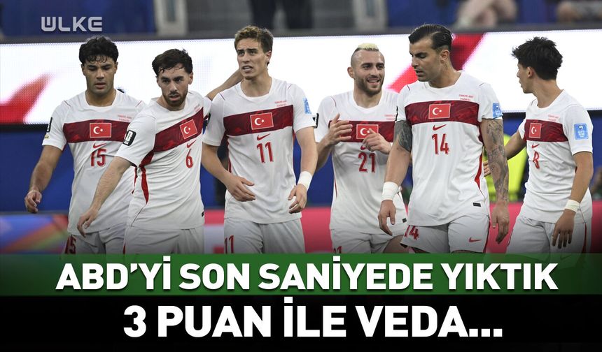 A Milli Takım, Dünya Kupası'na galibiyetle veda etti