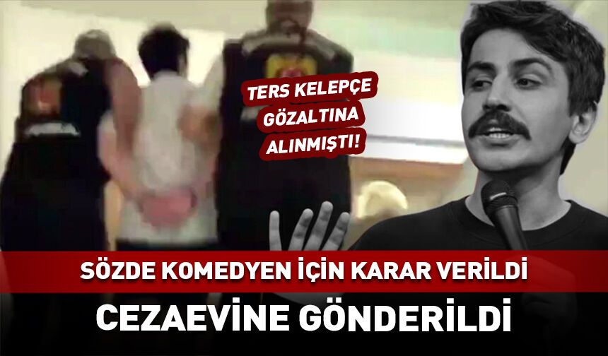 Sözde komedyen Deniz Göktaş tutuklandı