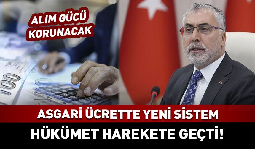 Hükümetten "asgari ücret" çalışması
