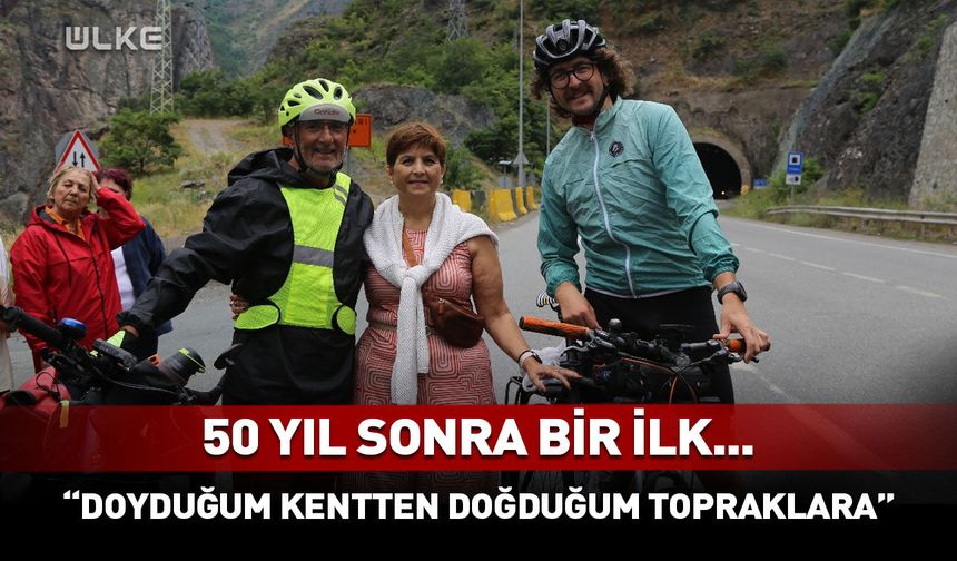 50 yaşında ilk bisikletini aldı: Türkiye yollarına düştü