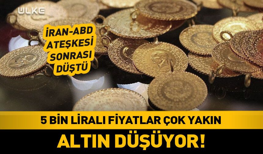 Altın haftanın ilk gününü düşüşle kapattı