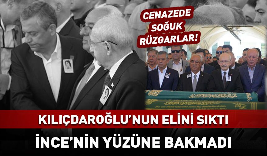 Kılıçdaroğlu'nun elini sıktı İnce'nin yüzüne bakmadı