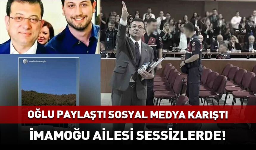 Ekrem İmamoğlu'nun oğlu paylaştı! Sosyal medya çalkalanıyor