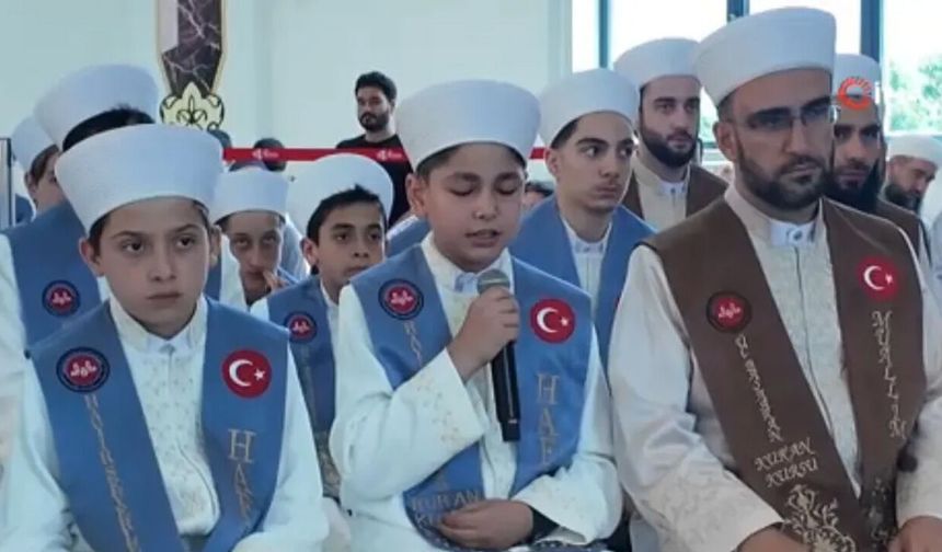 Erdoğan'dan hafızlara anlamlı hediye