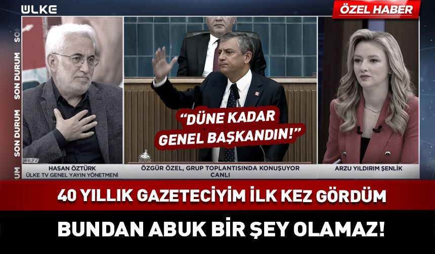 Hasan Öztürk'ten Özgür Özel'in açıklamalarına tepki: Bundan daha absürt bir şey olamaz