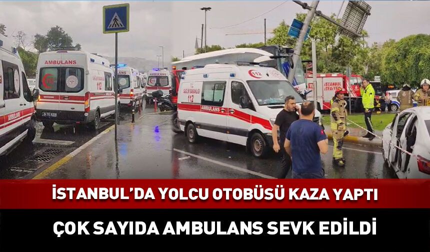 İstanbul'da feci kaza!
