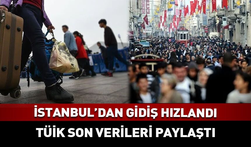İstanbul'un nüfusu düşüyor! Veriler açıklandı
