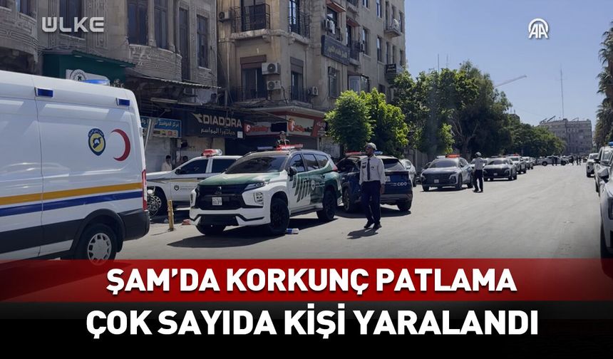 Şam'da korkunç patlama! Çok sayıda kişi yaralandı