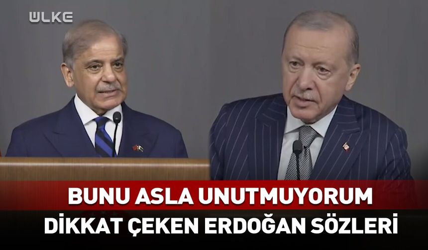 Bunu asla unutmuyorum! Pakistan Başbakanı'ndan Erdoğan sözleri