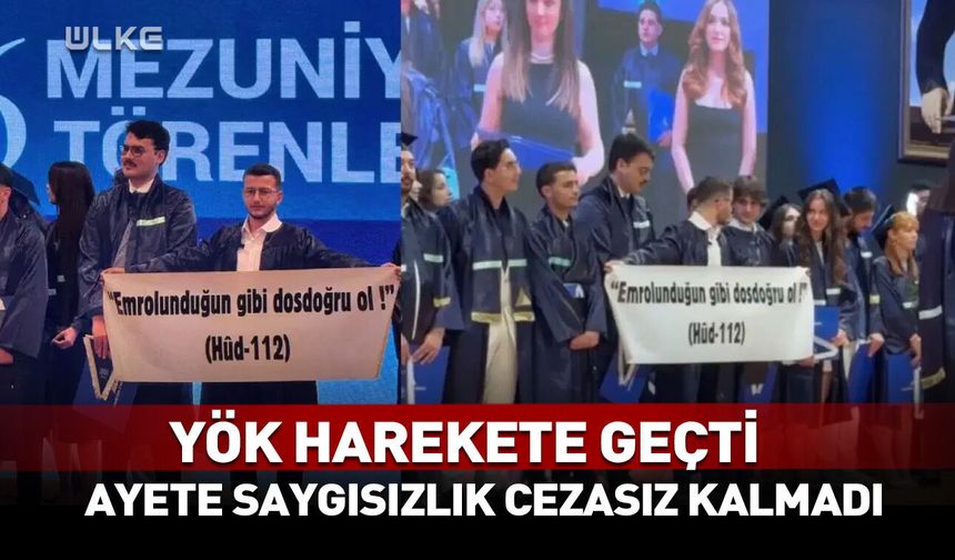 YÖK'ten 'ayete saygısızlığa' soruşturma!