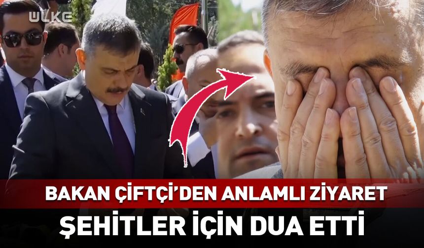 Mustafa Çiftçi'den anlamlı ziyaret! Şehitler için dua etti